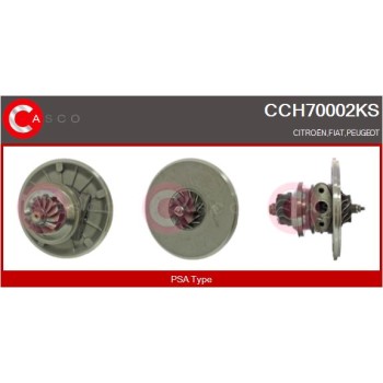 Conjunto piezas turbocompresor - CASCO CCH70002KS