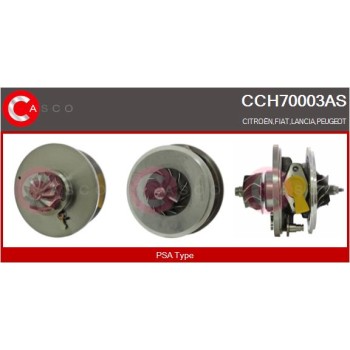 Conjunto piezas turbocompresor - CASCO CCH70003AS