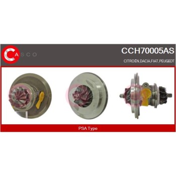 Conjunto piezas turbocompresor - CASCO CCH70005AS