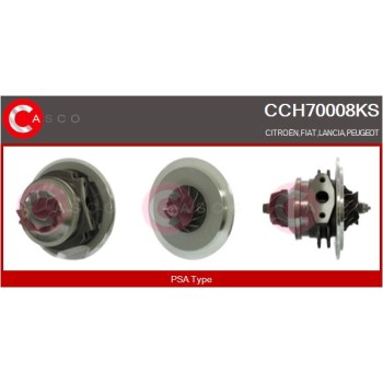 Conjunto piezas turbocompresor - CASCO CCH70008KS