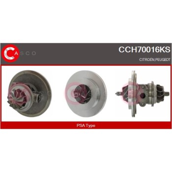 Conjunto piezas turbocompresor - CASCO CCH70016KS
