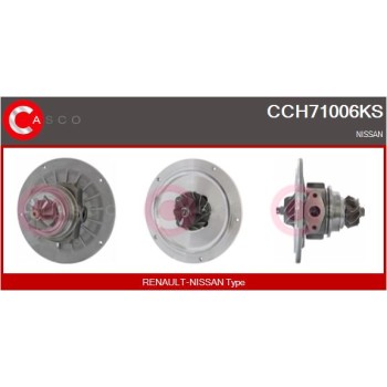 Conjunto piezas turbocompresor - CASCO CCH71006KS