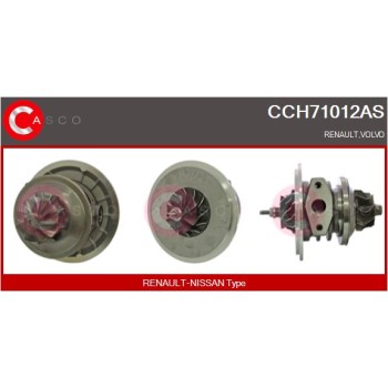 Conjunto piezas turbocompresor - CASCO CCH71012AS
