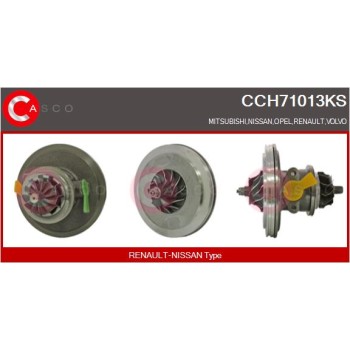 Conjunto piezas turbocompresor - CASCO CCH71013KS