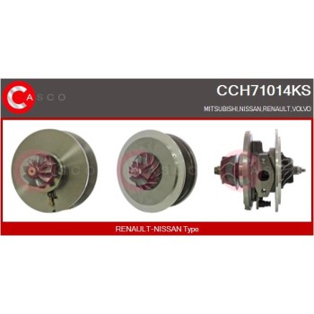 Conjunto piezas turbocompresor - CASCO CCH71014KS