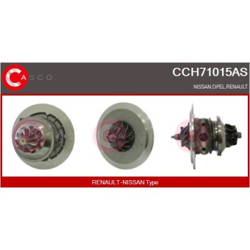 Conjunto piezas turbocompresor - CASCO CCH71015AS