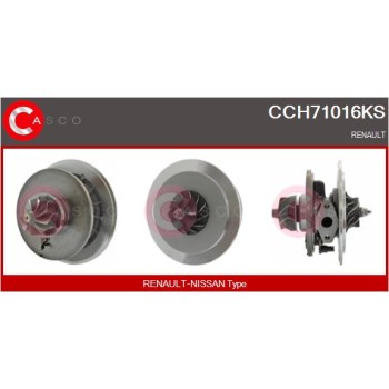 Conjunto piezas turbocompresor - CASCO CCH71016KS