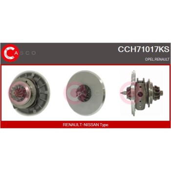 Conjunto piezas turbocompresor - CASCO CCH71017KS