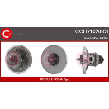 Conjunto piezas turbocompresor - CASCO CCH71020KS