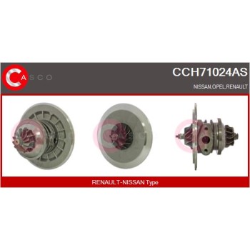 Conjunto piezas turbocompresor - CASCO CCH71024AS