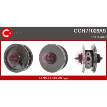 Conjunto piezas turbocompresor - CASCO CCH71026AS