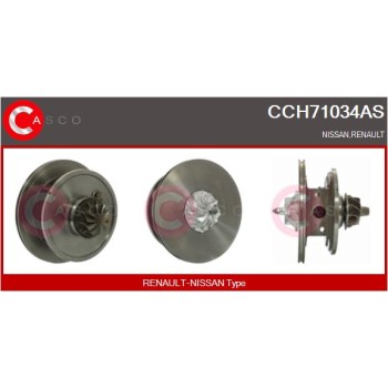 Conjunto piezas turbocompresor - CASCO CCH71034AS