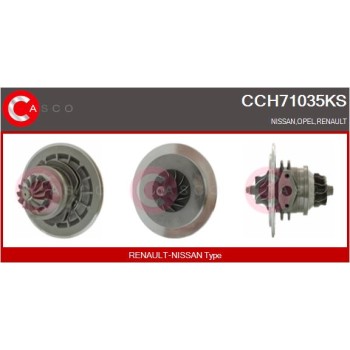Conjunto piezas turbocompresor - CASCO CCH71035KS