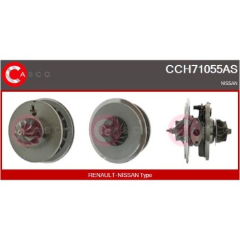 Conjunto piezas turbocompresor - CASCO CCH71055AS
