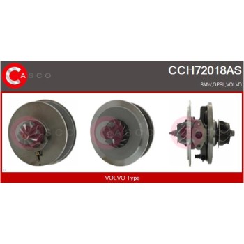 Conjunto piezas turbocompresor - CASCO CCH72018AS