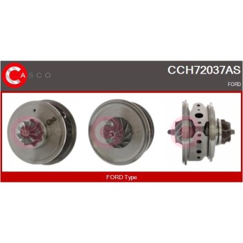 Conjunto piezas turbocompresor - CASCO CCH72037AS