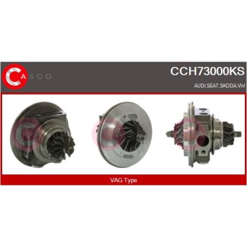 Conjunto piezas turbocompresor - CASCO CCH73000KS