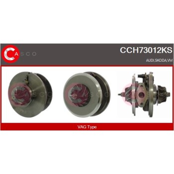 Conjunto piezas turbocompresor - CASCO CCH73012KS