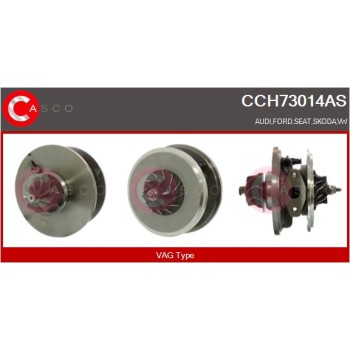 Conjunto piezas turbocompresor - CASCO CCH73014AS