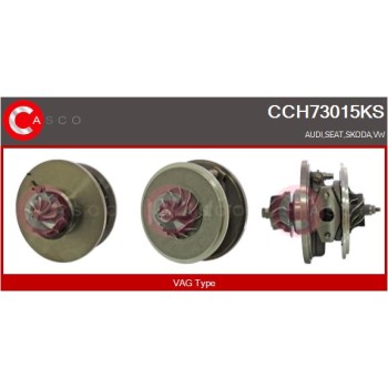 Conjunto piezas turbocompresor - CASCO CCH73015KS