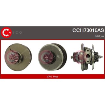 Conjunto piezas turbocompresor - CASCO CCH73016AS