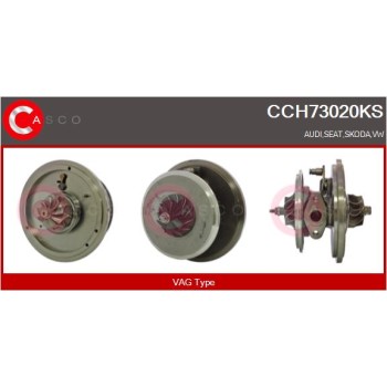 Conjunto piezas turbocompresor - CASCO CCH73020KS