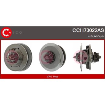 Conjunto piezas turbocompresor - CASCO CCH73022AS