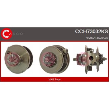 Conjunto piezas turbocompresor - CASCO CCH73032KS