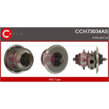 Conjunto piezas turbocompresor - CASCO CCH73034AS