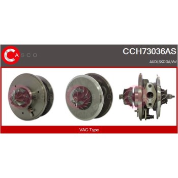 Conjunto piezas turbocompresor - CASCO CCH73036AS