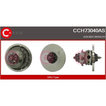 Conjunto piezas turbocompresor - CASCO CCH73040AS