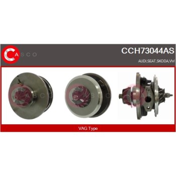 Conjunto piezas turbocompresor - CASCO CCH73044AS
