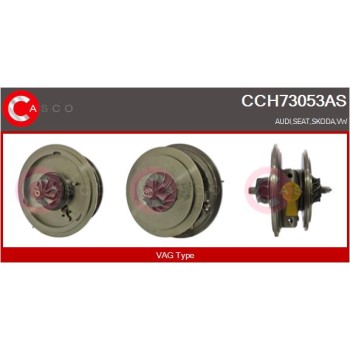 Conjunto piezas turbocompresor - CASCO CCH73053AS