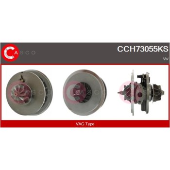 Conjunto piezas turbocompresor - CASCO CCH73055KS
