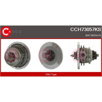 Conjunto piezas turbocompresor - CASCO CCH73057KS