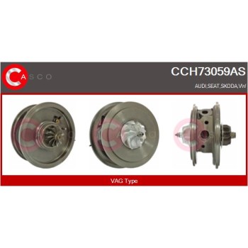 Conjunto piezas turbocompresor - CASCO CCH73059AS