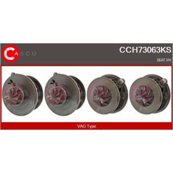 Conjunto piezas turbocompresor - CASCO CCH73063KS