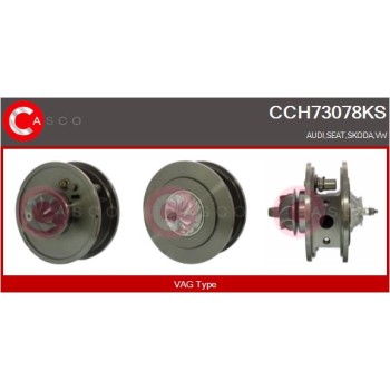 Conjunto piezas turbocompresor - CASCO CCH73078KS