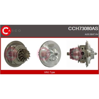 Conjunto piezas turbocompresor - CASCO CCH73080AS
