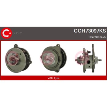 Conjunto piezas turbocompresor - CASCO CCH73097KS