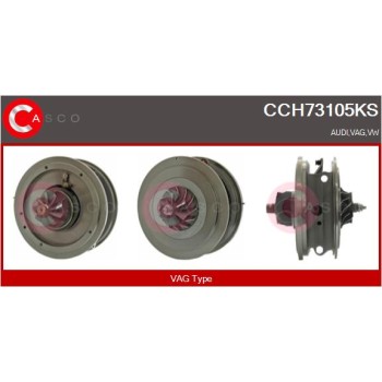 Conjunto piezas turbocompresor - CASCO CCH73105KS