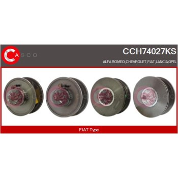Conjunto piezas turbocompresor - CASCO CCH74027KS