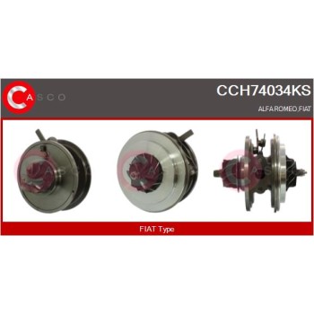 Conjunto piezas turbocompresor - CASCO CCH74034KS