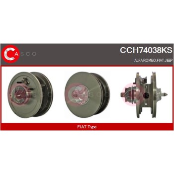 Conjunto piezas turbocompresor - CASCO CCH74038KS