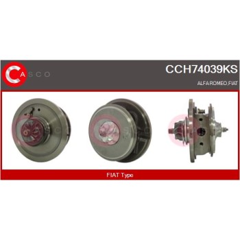 Conjunto piezas turbocompresor - CASCO CCH74039KS
