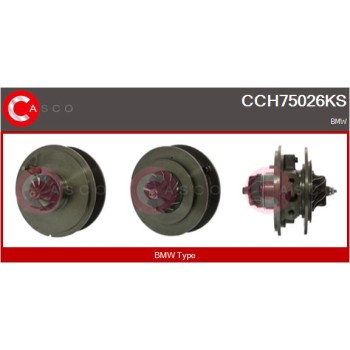 Conjunto piezas turbocompresor - CASCO CCH75026KS