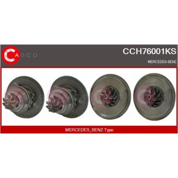 Conjunto piezas turbocompresor - CASCO CCH76001KS