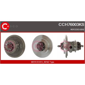 Conjunto piezas turbocompresor - CASCO CCH76003KS