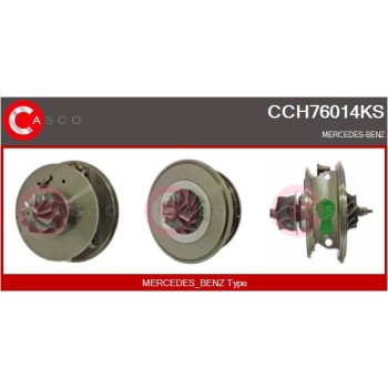 Conjunto piezas turbocompresor - CASCO CCH76014KS