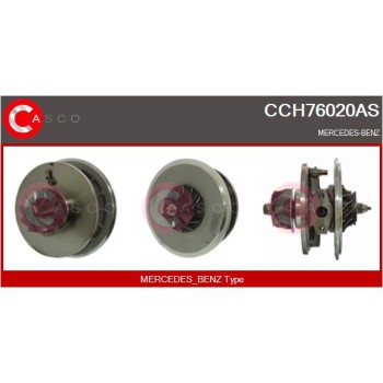 Conjunto piezas turbocompresor - CASCO CCH76020AS